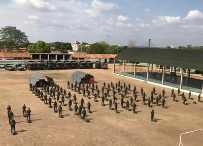 Militares do 25º BC se preparando para Operação Suçuarana