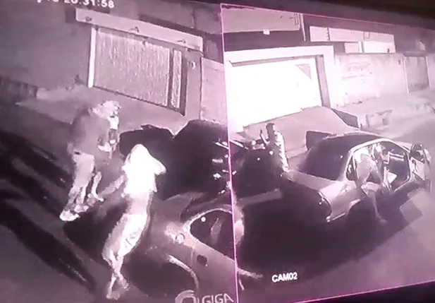 Câmera flagra assalto na zona sul de Teresina