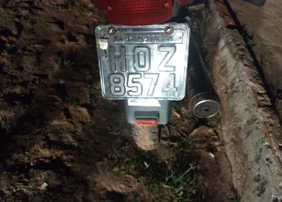 Motocicleta recuperada em União 