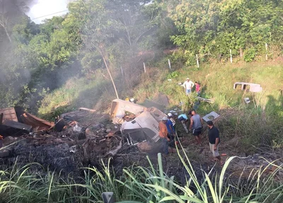 Acidente com caminhoneiro em Balsas 
