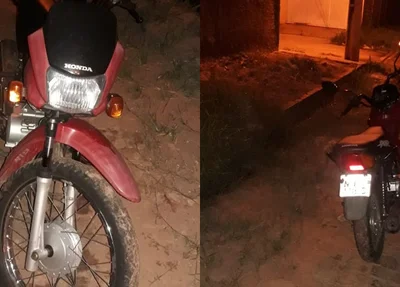 Motocicleta recuperada