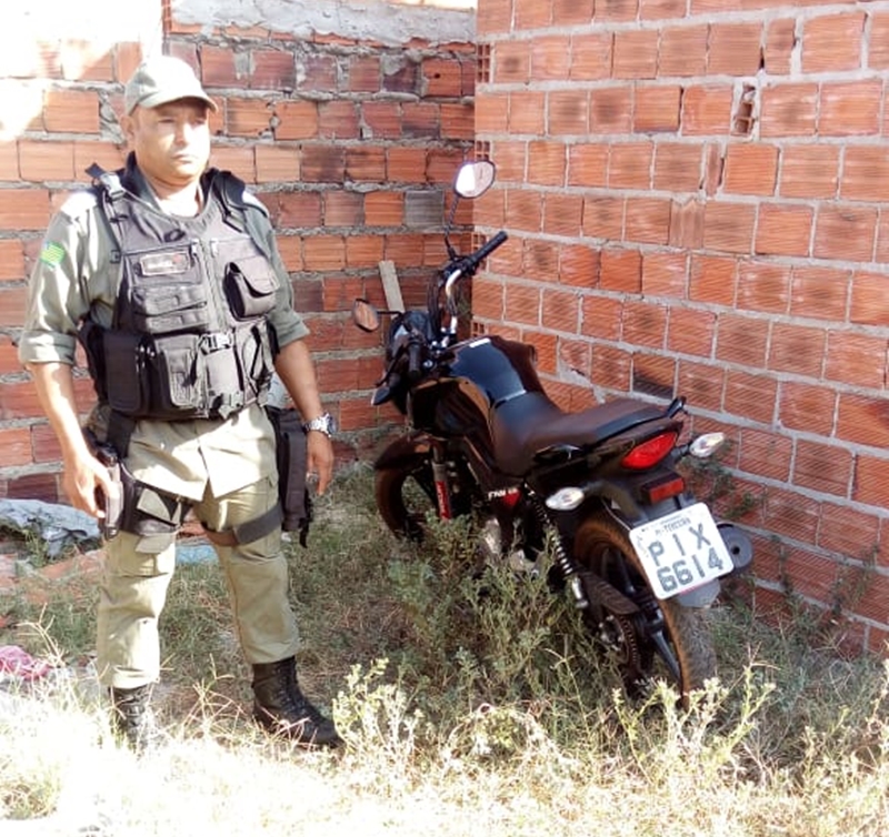 Veículo recuperado pela PM