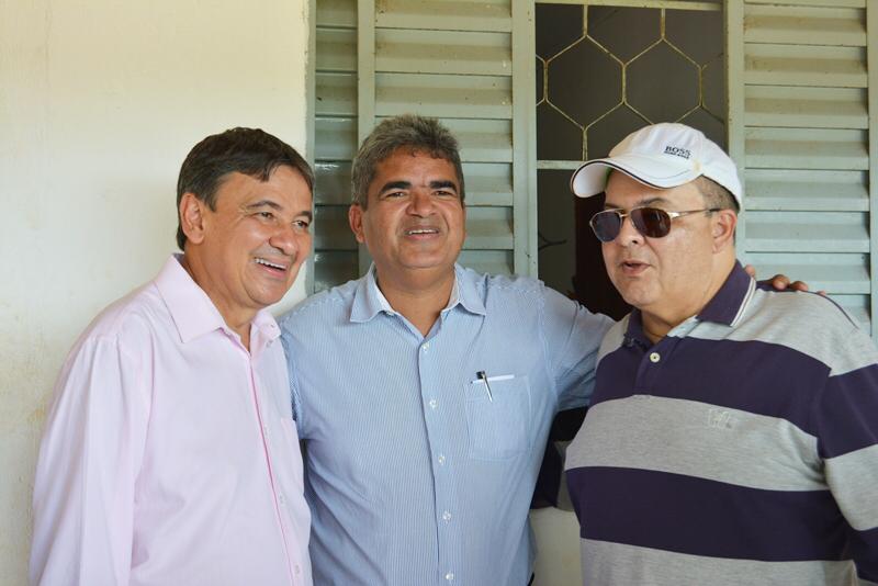 Wellington, prefeito Murilo e Ibanês