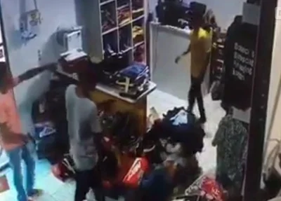 Bandidos fazem arrastão em loja no Mocambinho