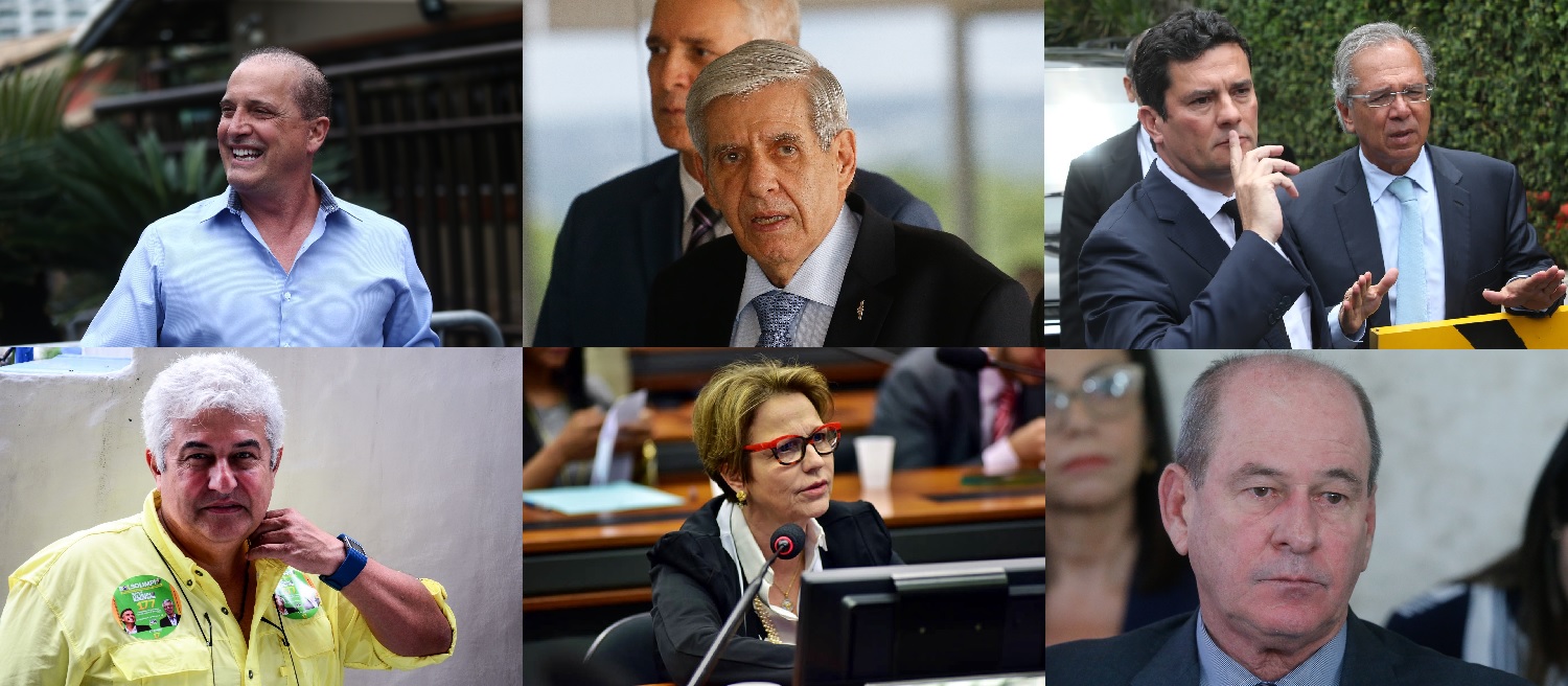 Nomes confirmados pelo presidente eleito Jair Bolsonaro