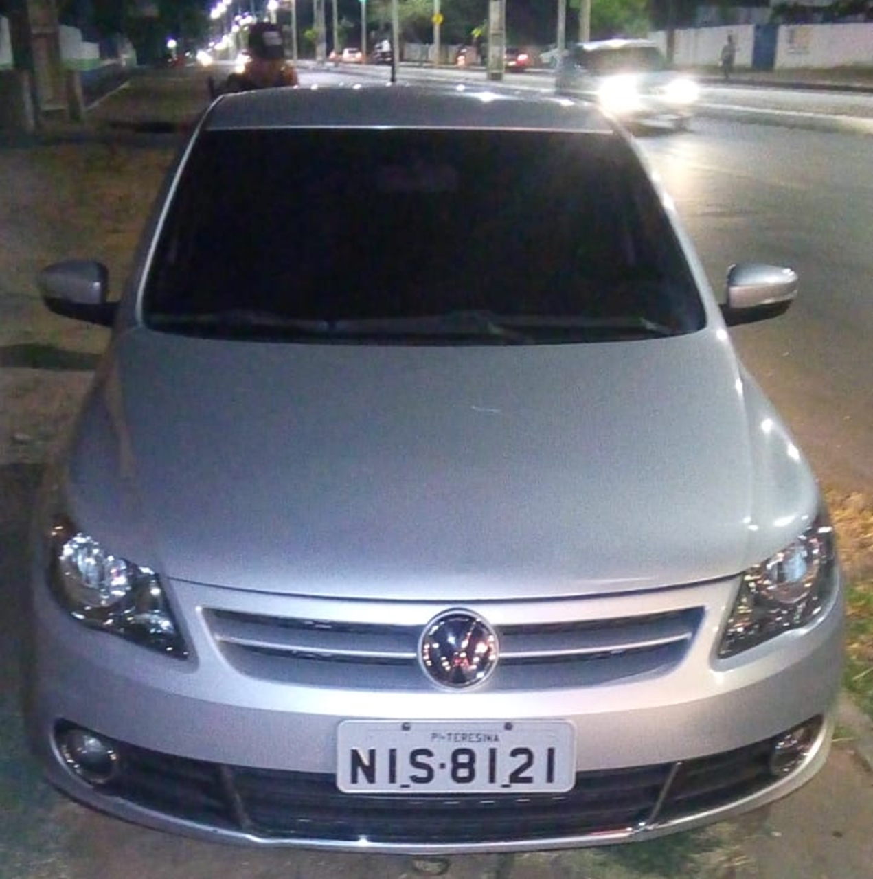 Carro encontrado pela Polícia Militar
