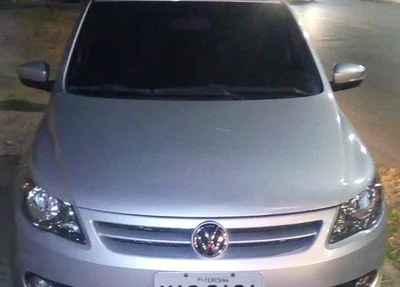 Carro encontrado pela Polícia Militar