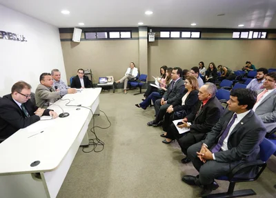 Dudu em reunião sobre a execução das emendas parlamentares pela Prefeitura de Teresina