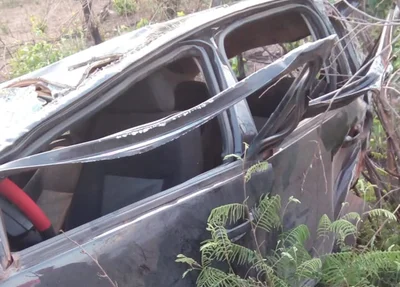 Carro envolvido no acidente