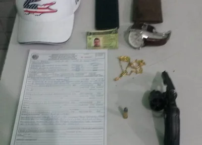 Material apreendido na zona leste