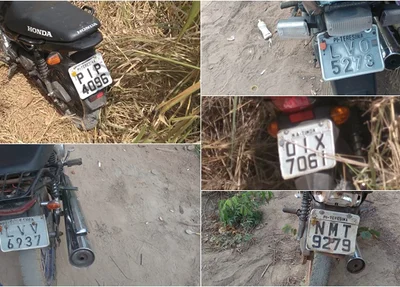 Motocicletas encontradas em desmanche