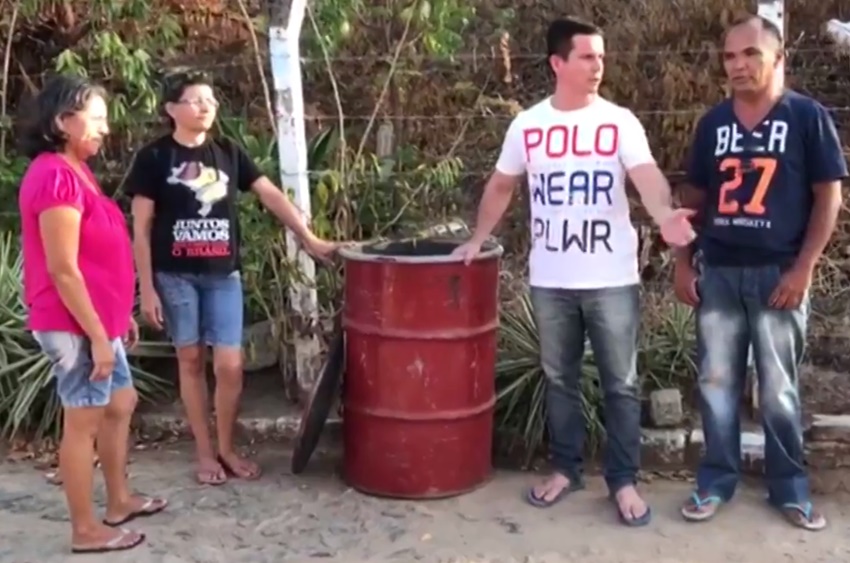 O político virou alvo de chacota após a publicação do vídeo