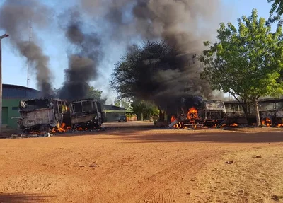 Ônibus incendiados em Piracuruca