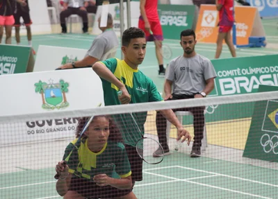 Dupla de Badminton
