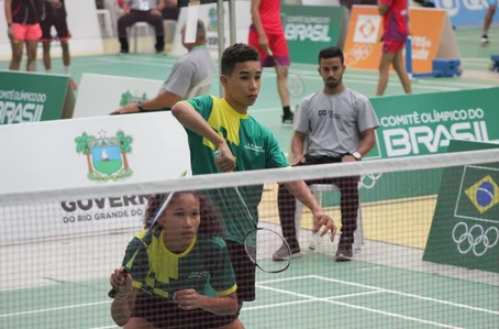 Dupla de Badminton