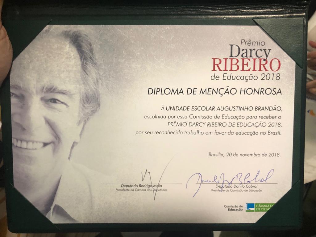 Escola pública do Piauí é 1ª a receber prêmio Darcy Ribeiro