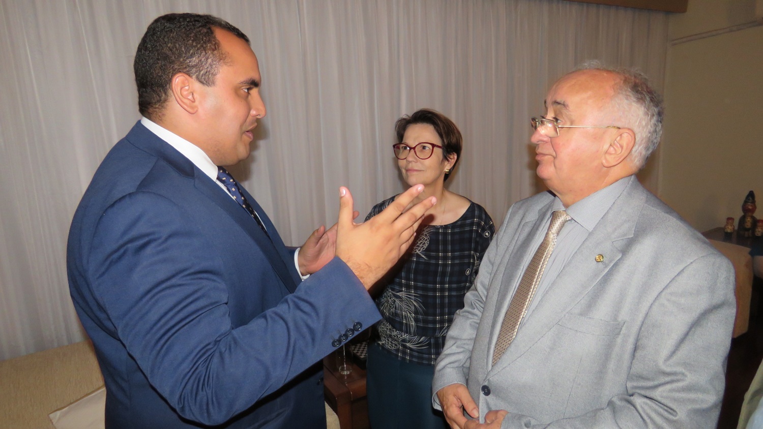Júlio César, Georgiano Neto e Tereza Cristina