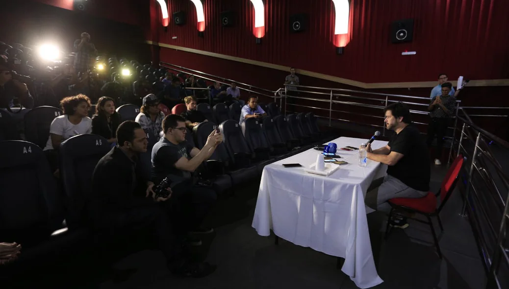 Coletiva de imprensa com Murilo Benício em Teresina 