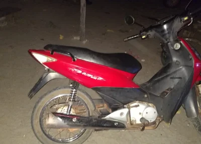 A motocicleta havia sido roubada no no município de Boa Hora