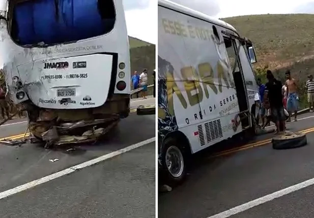 Acidente com ônibus do cantor Kabral deixa um morto