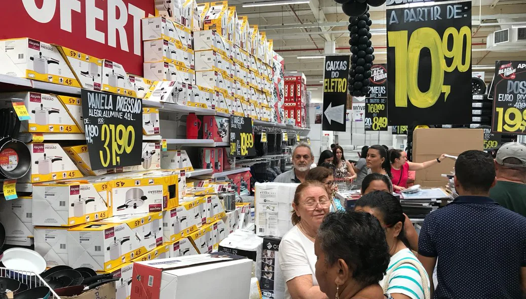 Vendas no comércio de Teresina no Black Friday