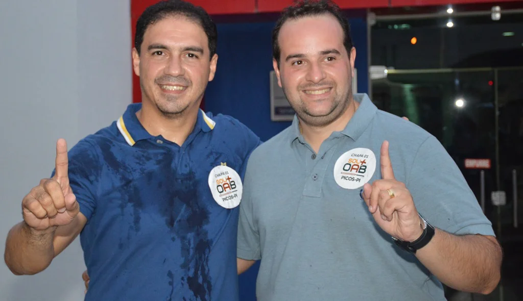 Kléber Curica e seu vice Davi Benevides