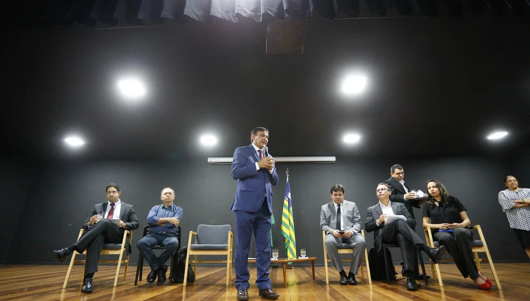 Reunião com secretários de governo