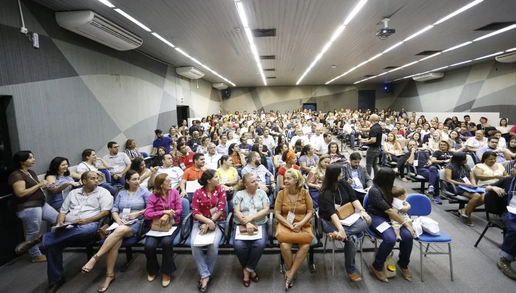 Auditório estava lotado