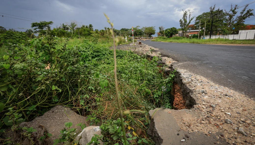 Buraco está tomando de conta da BR