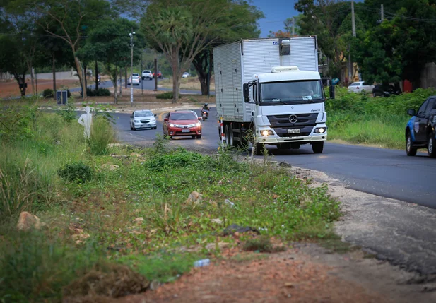 Trecho da BR-343 