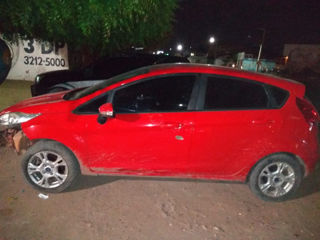 Veículo recuperado pela PM em Timon