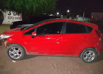 Veículo recuperado pela PM em Timon