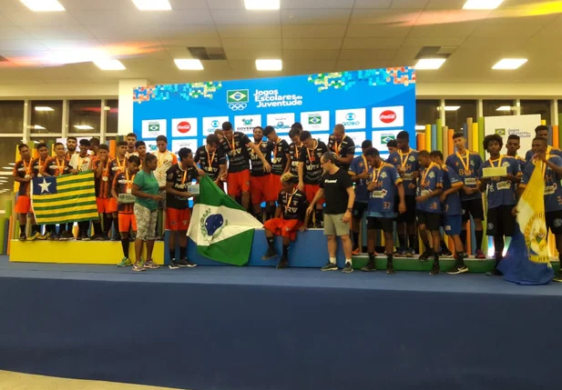 Handebol do Piauí leva prata nos Jogos Escolares