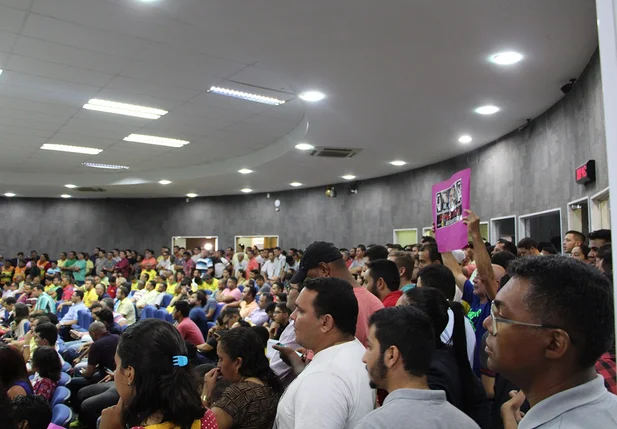 Manifestação dos motoristas da Uber em Teresina