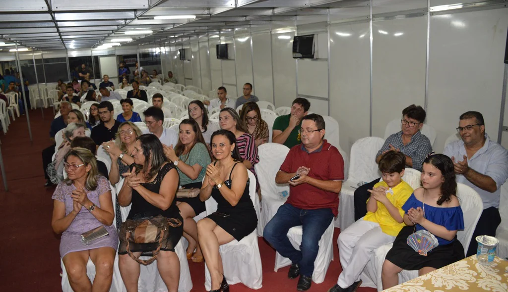 Familiares da homenageada