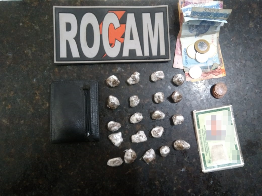 Material apreendido pela ROCAM
