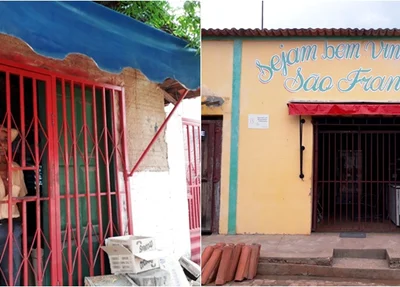 Comerciantes vendem atrás de grades por medo da violência 