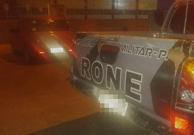 Carro encontrado pela polícia