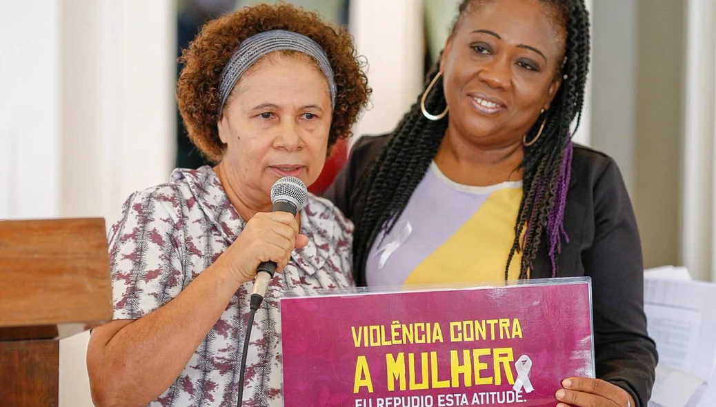 Vice-governadora eleita Regina Sousa, participou do lançamento da campanha
