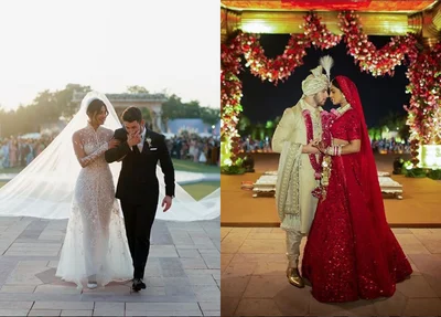 O cantor Nick Jonas e Priyanka Chopra se casaram na Índia com duas cerimônias religiosas