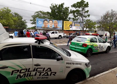 A prisão gerou um grande tumulto na avenida