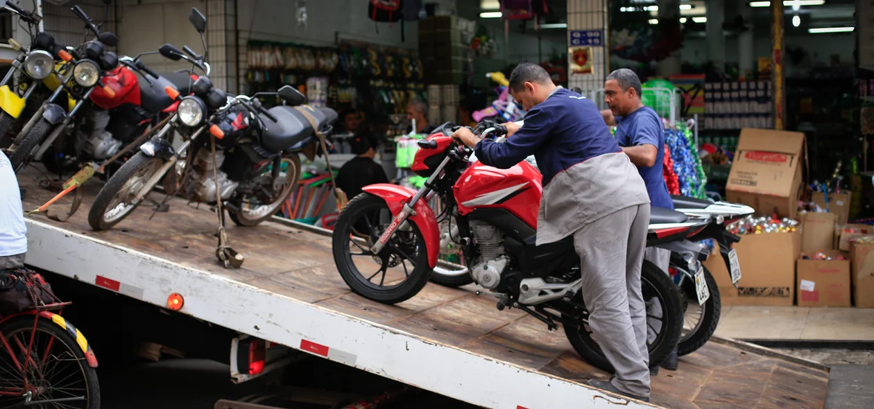 Motos rebocadas 