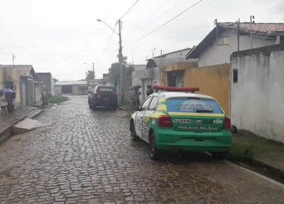 Rua onde a casa da idosa fica localizada