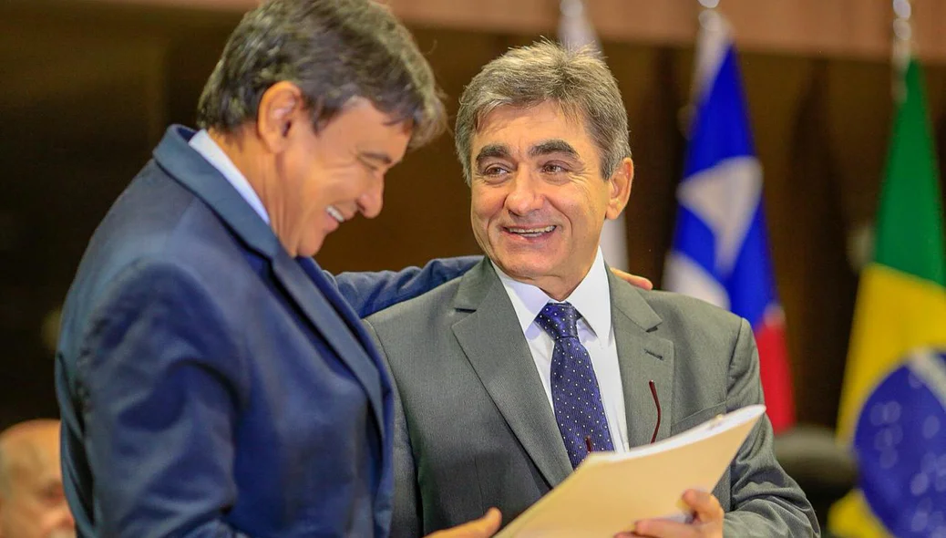 Governador Wellington Dias e Desembargador Ricardo Gentil 