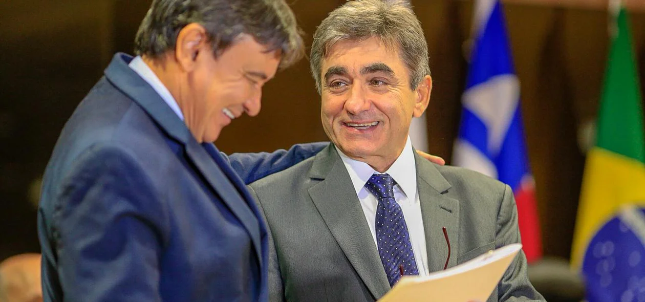 Governador Wellington Dias e Desembargador Ricardo Gentil 