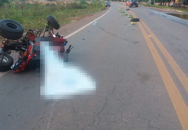 Acidente na BR 343 em Piracuruca