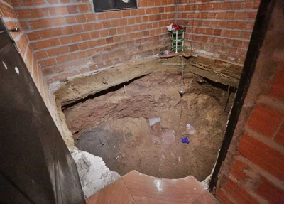 Cratera no bairro Água Mineral 