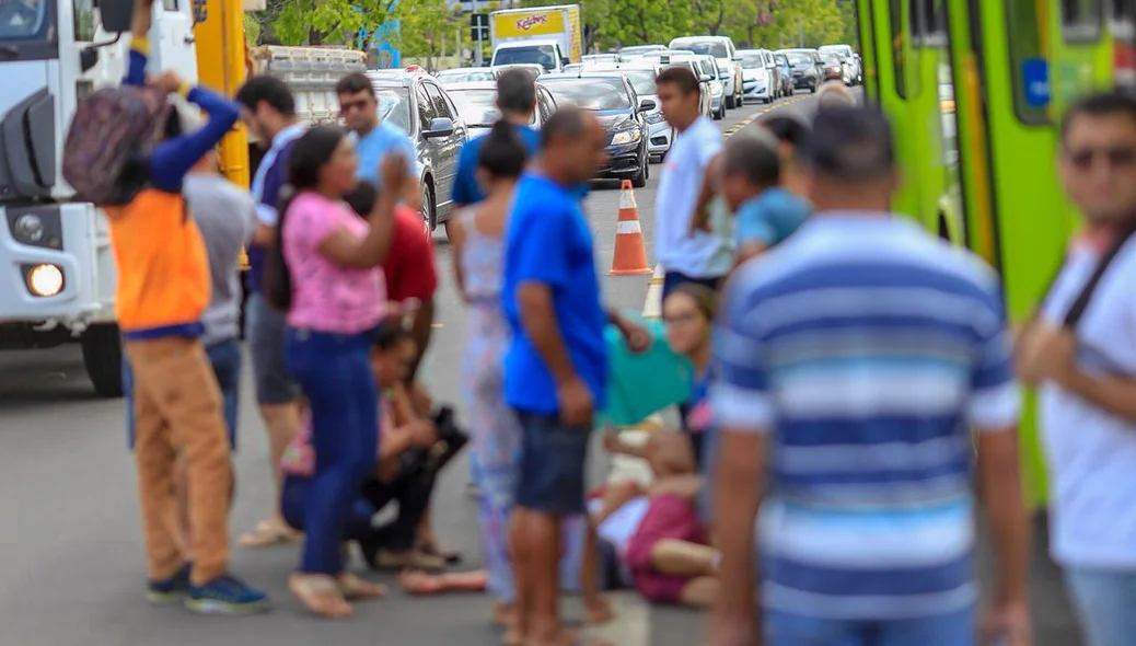 Idosa foi atropelada na Avenina João XXIII