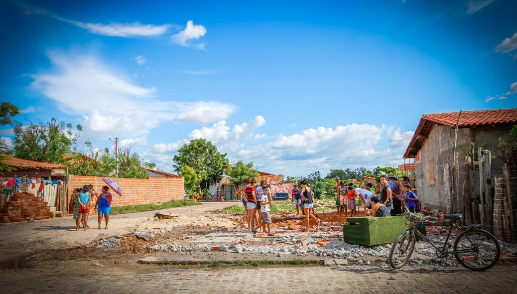 Casa fica localizada no bairro Água Mineral em Teresina Piauí 