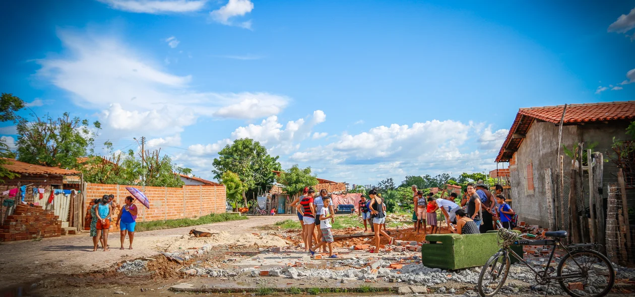 Casa fica localizada no bairro Água Mineral em Teresina Piauí 